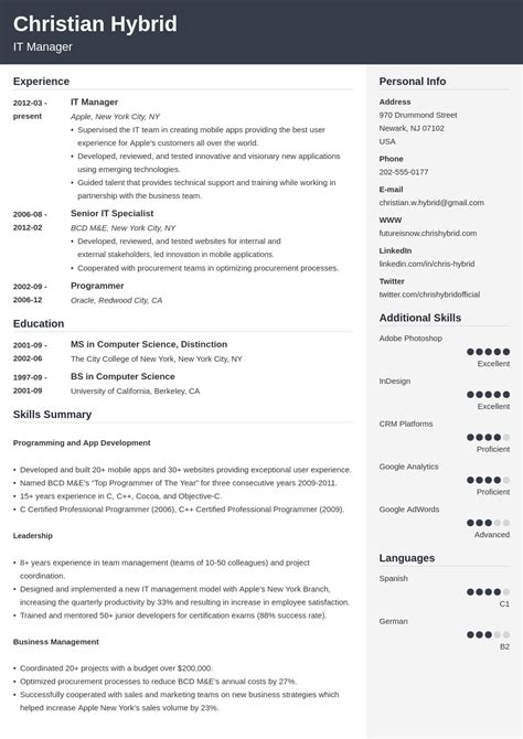 Can I combine CV and resume?